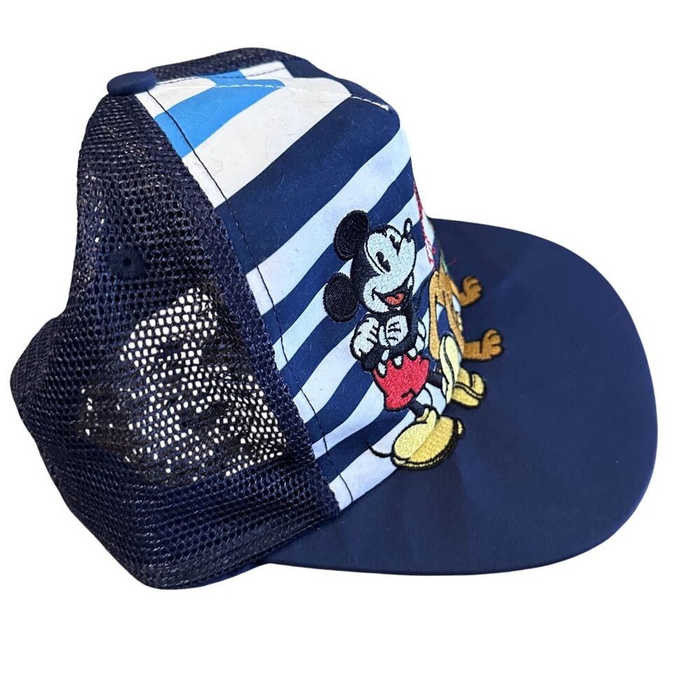 Walt Disney World Disney Parks Retro Logo Hat Adult Grey VGC - Picture 4 of 6